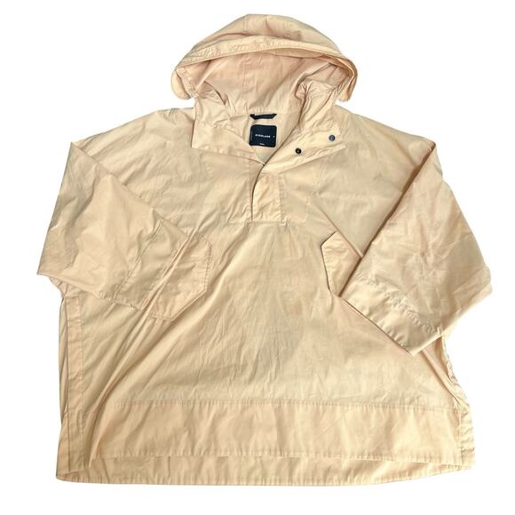 Everlane Yellow Tan ReNew Anorak Rain Parka Size M - Picture 2 of 14